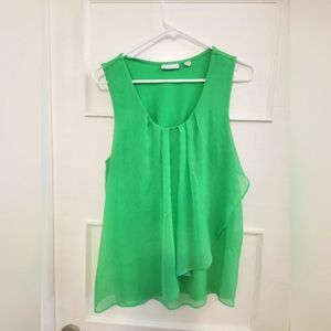 Like New Green New York & Company Blouse sz L